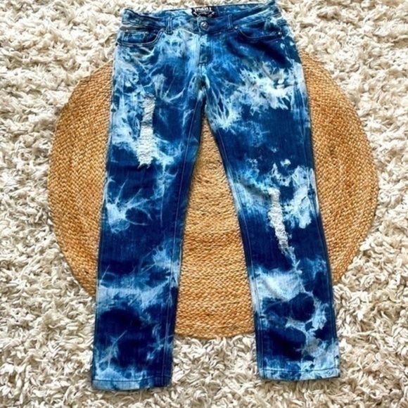 THRILL | JUNIOR SIZE 7 STYLE ACID WASHED JEANS - Picture 2 of 9